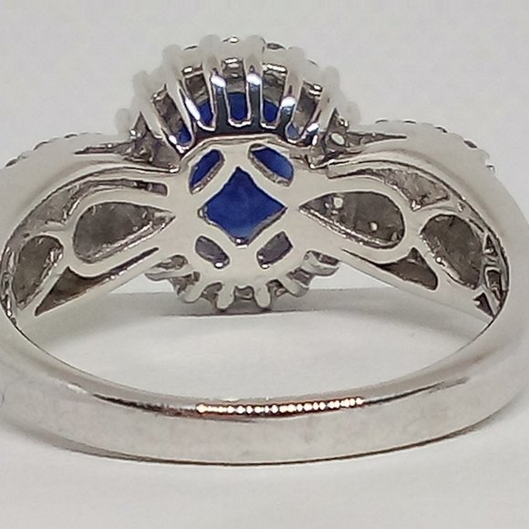 gorgeous blue sapphire ring! size 6 - Picture 6 of 9